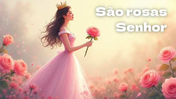 São Rosas, Senhor (Rainha D. Isabel), música e letra