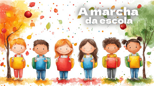 A Marcha da Escola (marcha popular), música e letra