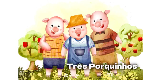 Canção Três Porquinhos, música e letra