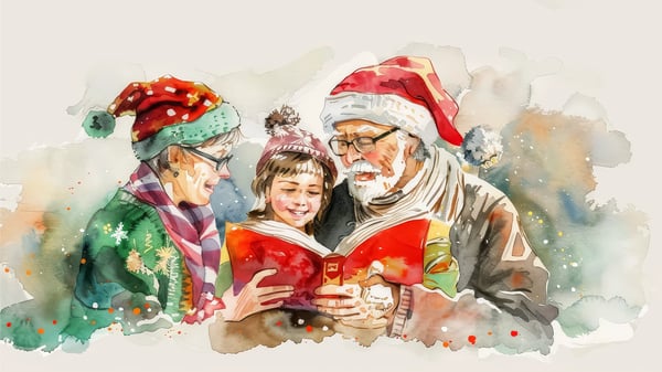Sopa de letras sobre o Natal