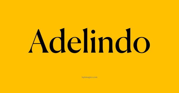 Nome Adelindo, ficha divertida com pontilhado para crianças