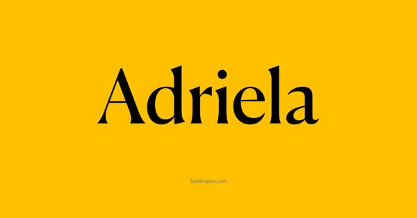 Nome Adriela, ficha divertida com pontilhado para crianças