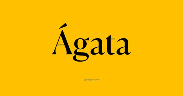 Nome Ágata, ficha divertida com pontilhado para crianças