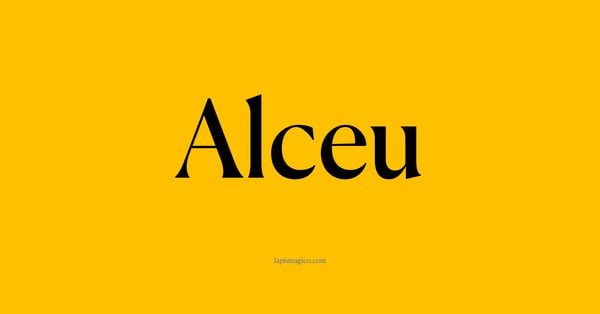 Nome Alceu, ficha divertida com pontilhado para crianças