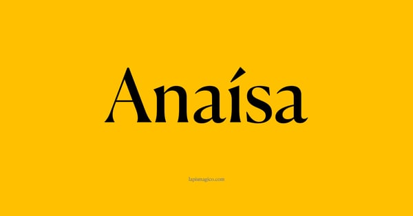 Nome Anaísa, ficha divertida com pontilhado para crianças