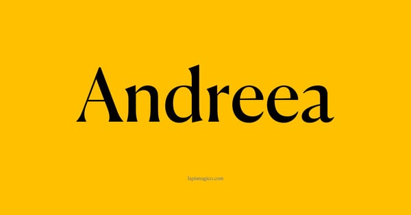 Nome Andreea, ficha divertida com pontilhado para crianças