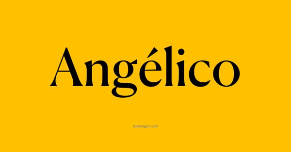 Nome Angélico, ficha divertida com pontilhado para crianças