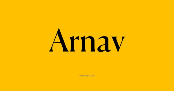 Nome Arnav, ficha divertida com pontilhado para crianças