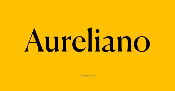 Nome Aureliano, ficha divertida com pontilhado para crianças