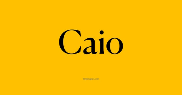 Nome Caio, ficha divertida com pontilhado para crianças