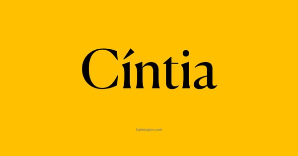 Nome Cíntia, ficha divertida com pontilhado para crianças