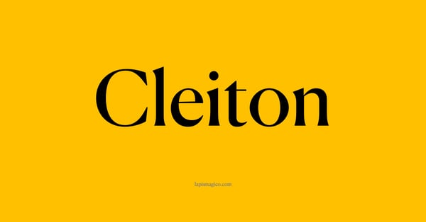 Nome Cleiton, ficha divertida com pontilhado para crianças