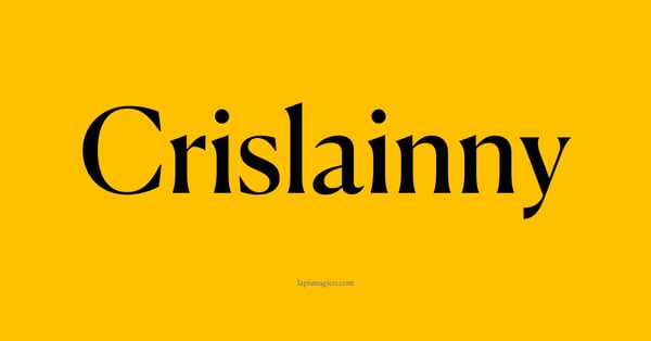 Nome Crislainny, ficha divertida com pontilhado para crianças