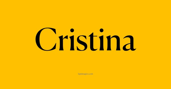 Nome Cristina, ficha divertida com pontilhado para crianças