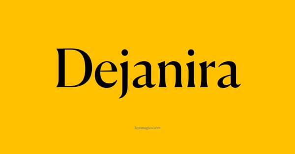 Nome Dejanira, ficha divertida com pontilhado para crianças