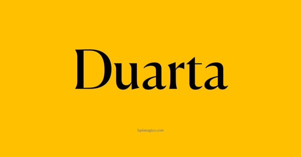 Nome Duarta, ficha divertida com pontilhado para crianças