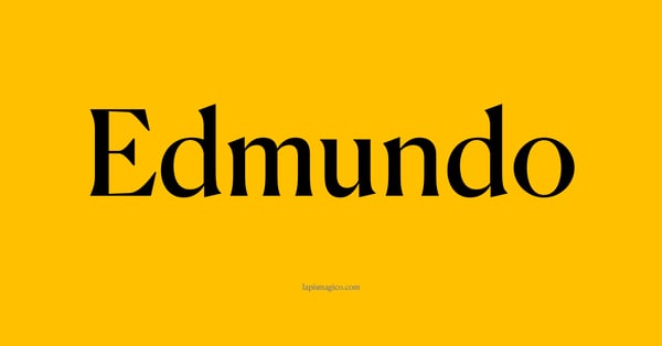 Nome Edmundo, ficha divertida com pontilhado para crianças