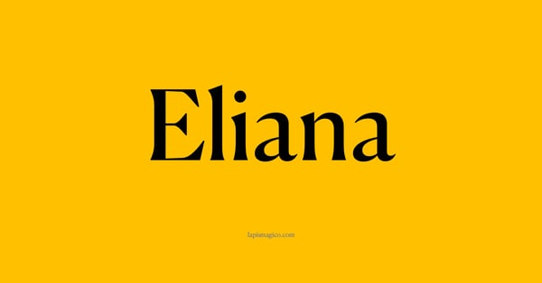 Nome Eliana, ficha divertida com pontilhado para crianças