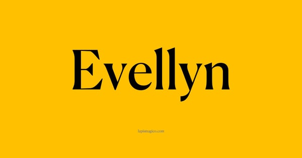 Nome Evellyn, ficha divertida com pontilhado para crianças