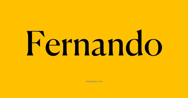 Nome Fernando, ficha divertida com pontilhado para crianças