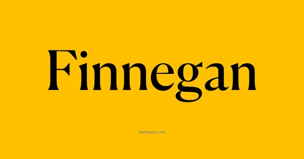 Nome Finnegan, ficha divertida com pontilhado para crianças