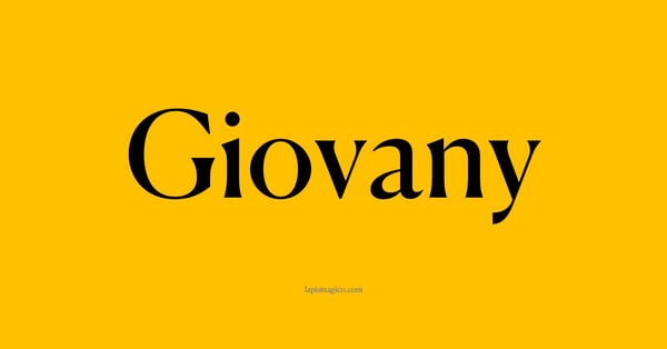 Nome Giovany, ficha divertida com pontilhado para crianças