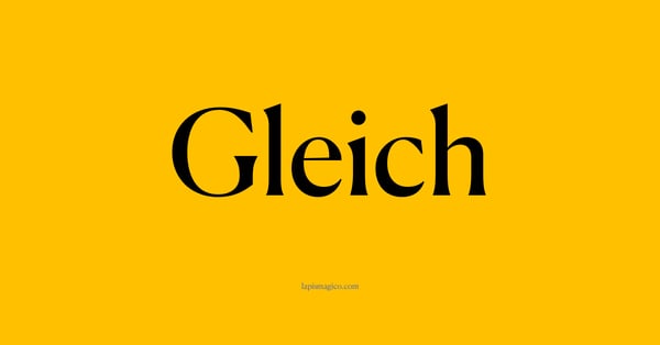 Nome Gleich, ficha divertida com pontilhado para crianças