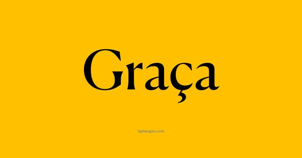 Nome Graça, ficha divertida com pontilhado para crianças