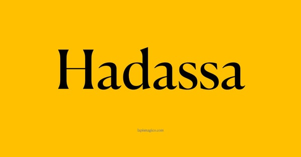 Nome Hadassa, ficha divertida com pontilhado para crianças