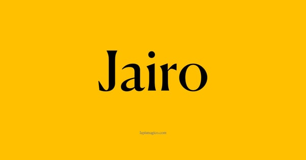 Nome Jairo, ficha divertida com pontilhado para crianças