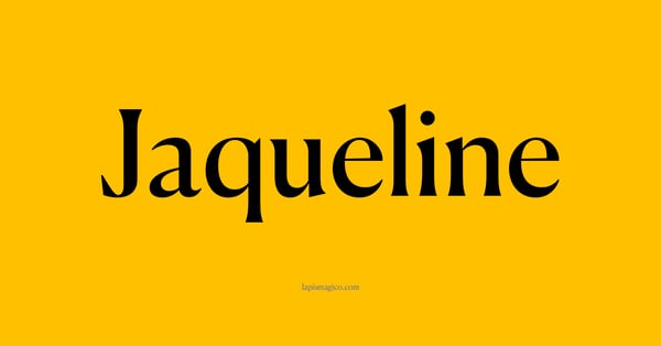 Nome Jaqueline, ficha divertida com pontilhado para crianças