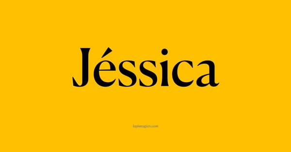 Nome Jéssica, ficha divertida com pontilhado para crianças