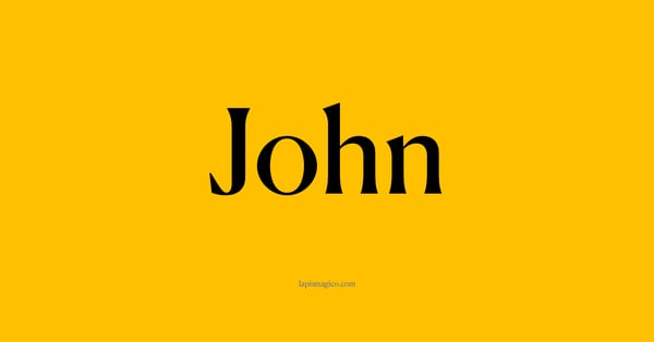 Nome John, ficha divertida com pontilhado para crianças