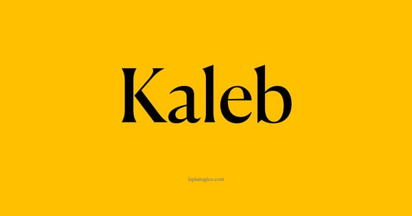 Nome Kaleb, ficha divertida com pontilhado para crianças