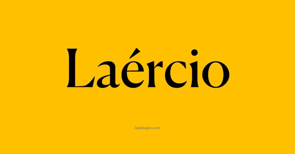Nome Laércio, ficha divertida com pontilhado para crianças