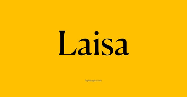 Nome Laisa, ficha divertida com pontilhado para crianças