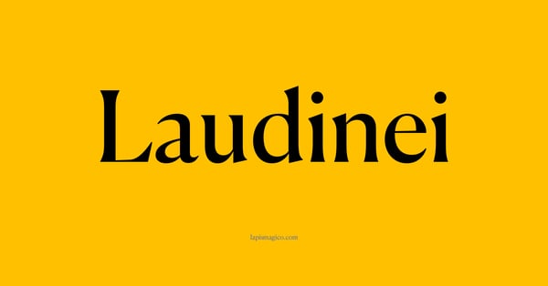 Nome Laudinei, ficha divertida com pontilhado para crianças