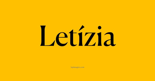 Nome Letízia, ficha divertida com pontilhado para crianças