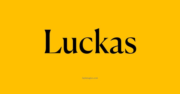 Nome Luckas, ficha divertida com pontilhado para crianças
