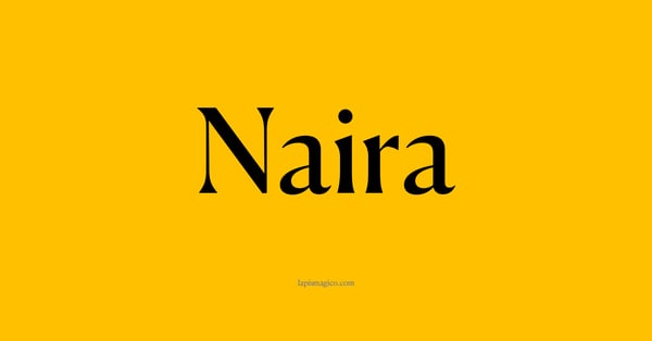 Nome Naira, ficha divertida com pontilhado para crianças