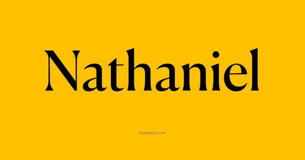 Nome Nathaniel, ficha divertida com pontilhado para crianças