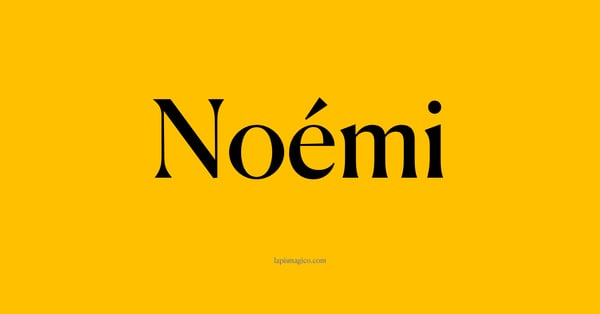 Nome Noémi, ficha divertida com pontilhado para crianças