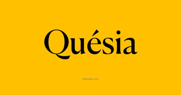 Nome Quésia, ficha divertida com pontilhado para crianças