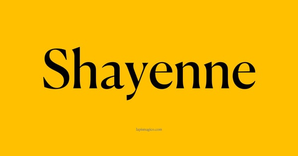 Nome Shayenne, ficha divertida com pontilhado para crianças