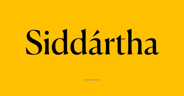 Nome Siddártha, ficha divertida com pontilhado para crianças