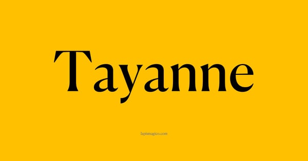 Nome Tayanne, ficha divertida com pontilhado para crianças