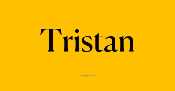 Nome Tristan, ficha divertida com pontilhado para crianças