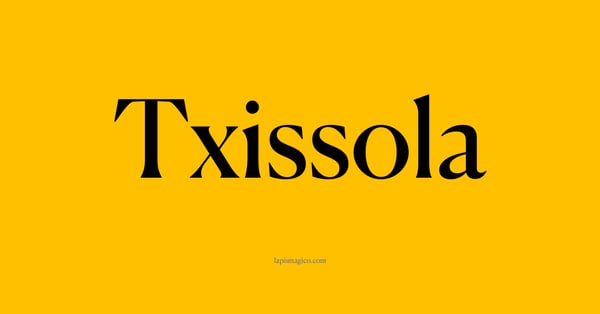 Nome Txissola, ficha divertida com pontilhado para crianças