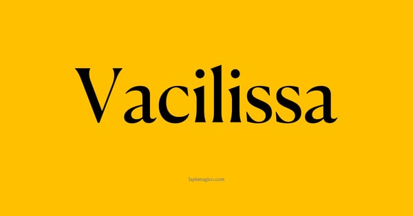 Nome Vacilissa, ficha divertida com pontilhado para crianças