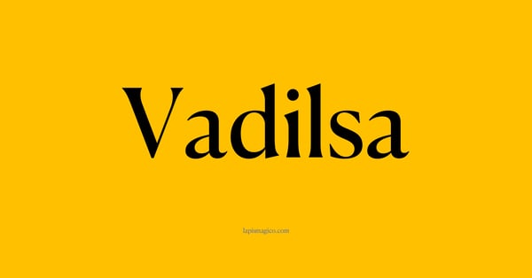 Nome Vadilsa, ficha divertida com pontilhado para crianças